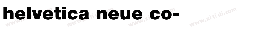 helvetica neue co字体转换